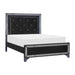 Salon 4pc Set (QB+NS+DR+MR) in Black/Gold/Silver/Champagne - 1572BK-1*4 - FAMSA Furniture (TX)