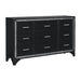 Salon Dresser in Black/Gold/Silver/Champagne - 1572BK-5 - FAMSA Furniture (TX)