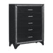 Salon Chest in Black/Gold/Silver/Champagne - 1572BK-9 - FAMSA Furniture (TX)