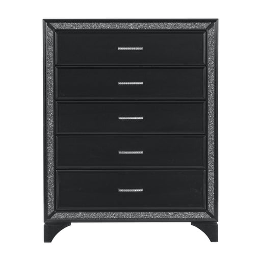 Salon Chest in Black/Gold/Silver/Champagne - 1572BK-9 - FAMSA Furniture (TX)