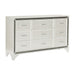 Salon Dresser in Gold/Silver/Champagne/White - 1572W-5 - FAMSA Furniture (TX)
