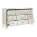 Salon Dresser in Gold/Silver/Champagne/White - 1572W-5 - FAMSA Furniture (TX)