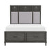 Wittenberry Eastern King Platform Bed in Gray - 1573K-1EK - FAMSA Furniture (TX)