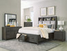 Wittenberry Eastern King Platform Bed in Gray - 1573K-1EK - FAMSA Furniture (TX)