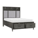 Wittenberry Eastern King Platform Bed in Gray - 1573K-1EK - FAMSA Furniture (TX)