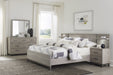 Zephyr Queen Bed in Gray - 1577-1 - FAMSA Furniture (TX)