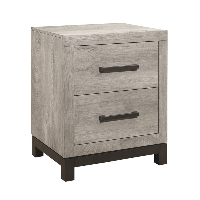 Zephyr 4pc Set (TB+NS+DR+MR) in Gray - 1577T-1*4 - FAMSA Furniture (TX)