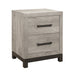 Zephyr 4pc Set (TB+NS+DR+MR) in Gray - 1577T-1*4 - FAMSA Furniture (TX)