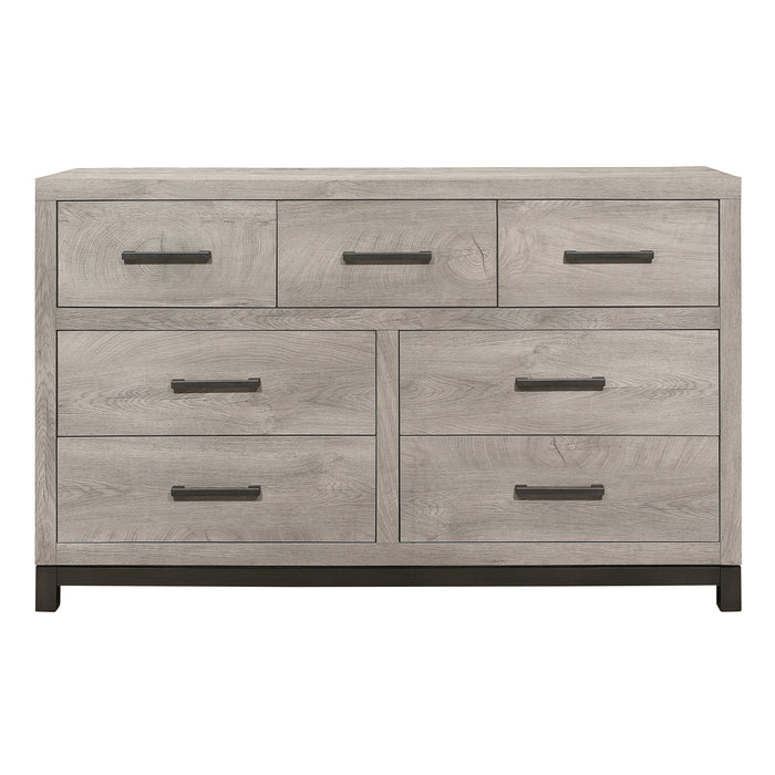 Zephyr 4pc Set (TB+NS+DR+MR) in Gray - 1577T-1*4 - FAMSA Furniture (TX)
