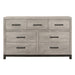 Zephyr 4pc Set (TB+NS+DR+MR) in Gray - 1577T-1*4 - FAMSA Furniture (TX)