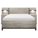 Zephyr 5pc Set Queen Wall Bed (QB+2NS+2NS-P) in Gray - 1577-1WB - FAMSA Furniture (TX)