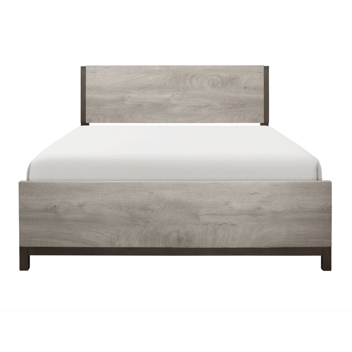 Zephyr 4pc Set (QB+NS+DR+MR) in Gray - 1577-1*4 - FAMSA Furniture (TX)