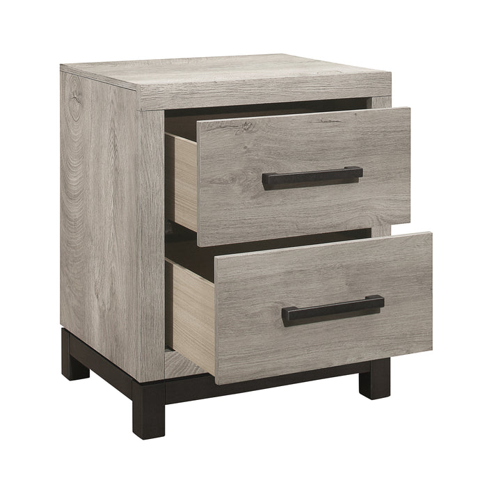 Zephyr 4pc Set (QB+NS+DR+MR) in Gray - 1577-1*4 - FAMSA Furniture (TX)