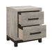 Zephyr 4pc Set (QB+NS+DR+MR) in Gray - 1577-1*4 - FAMSA Furniture (TX)