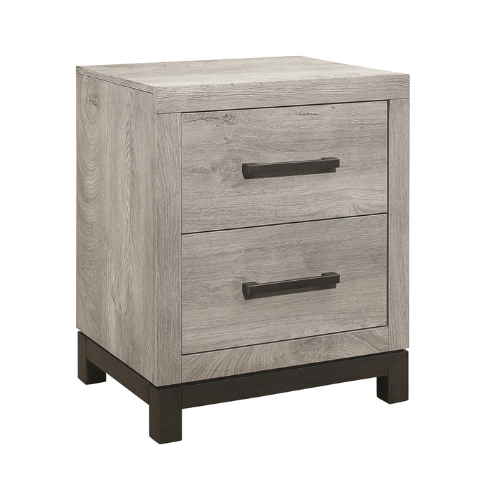 Zephyr 4pc Set (QB+NS+DR+MR) in Gray - 1577-1*4 - FAMSA Furniture (TX)