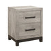 Zephyr 4pc Set (QB+NS+DR+MR) in Gray - 1577-1*4 - FAMSA Furniture (TX)