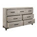 Zephyr Dresser in Gray - 1577-5 - FAMSA Furniture (TX)