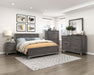 Zephyr Queen Bed in Gray - 1577DG-1 - FAMSA Furniture (TX)