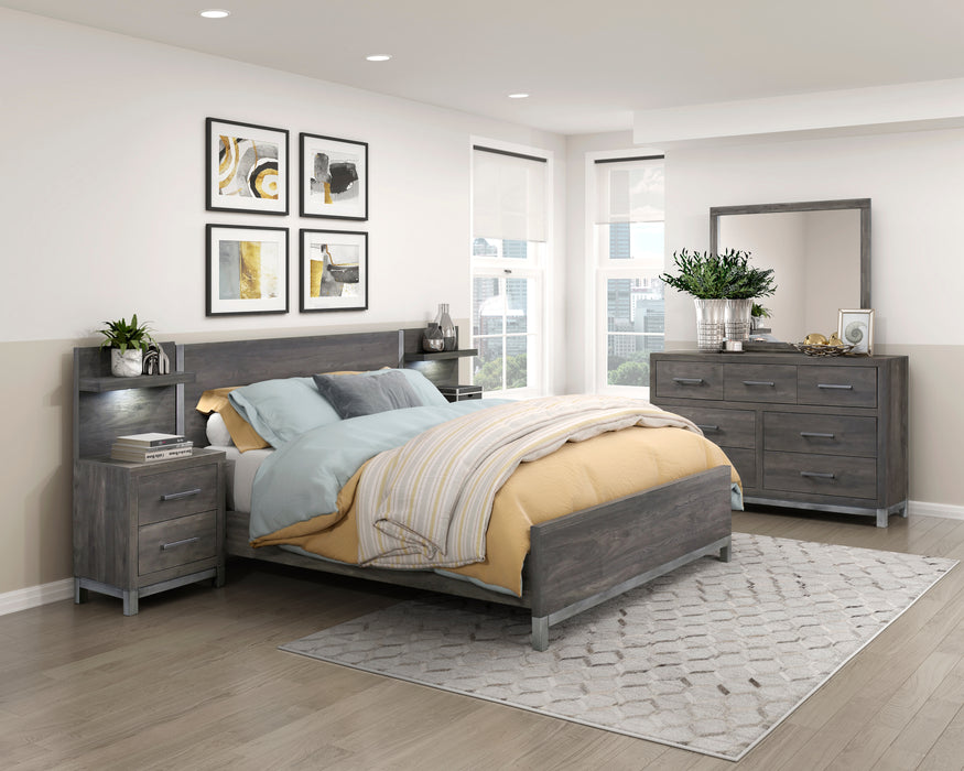 Zephyr Full Bed in Gray - 1577DGF-1 - FAMSA Furniture (TX)
