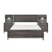 Zephyr 5pc Set Queen Wall Bed (QB+2NS+2NS-P) in Gray - 1577DG-1WB - FAMSA Furniture (TX)