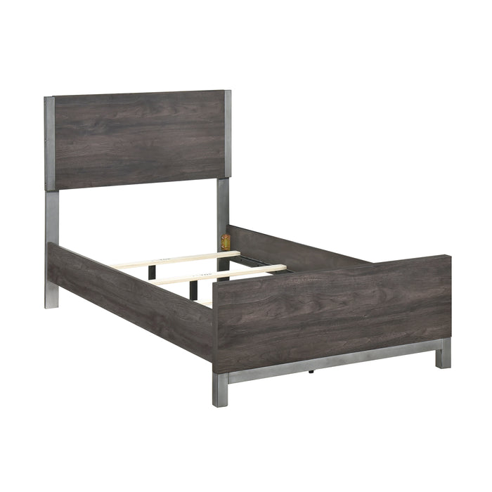 Zephyr Twin Bed in Gray - 1577DGT-1 - FAMSA Furniture (TX)