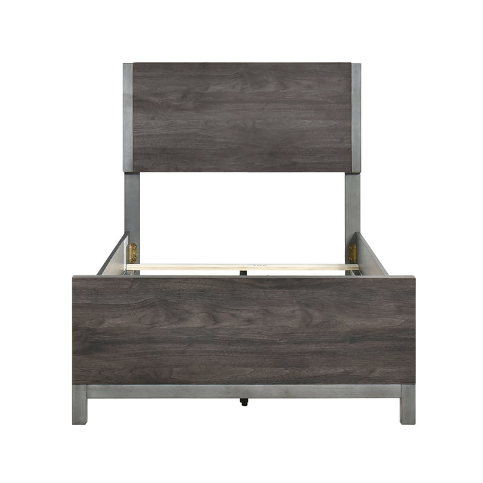 Zephyr Twin Bed in Gray - 1577DGT-1 - FAMSA Furniture (TX)