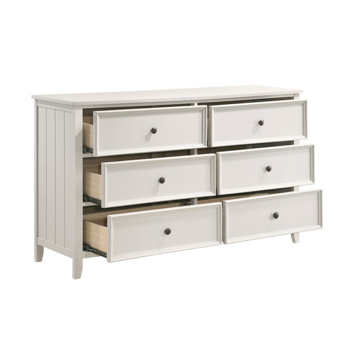 Donahue Dresser in White - 1581-5 - FAMSA Furniture (TX)