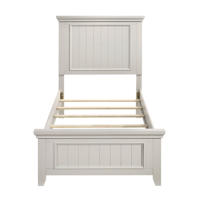Donahue Twin Bed in White - 1581T-1 - FAMSA Furniture (TX)