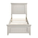 Donahue Twin Bed in White - 1581T-1 - FAMSA Furniture (TX)