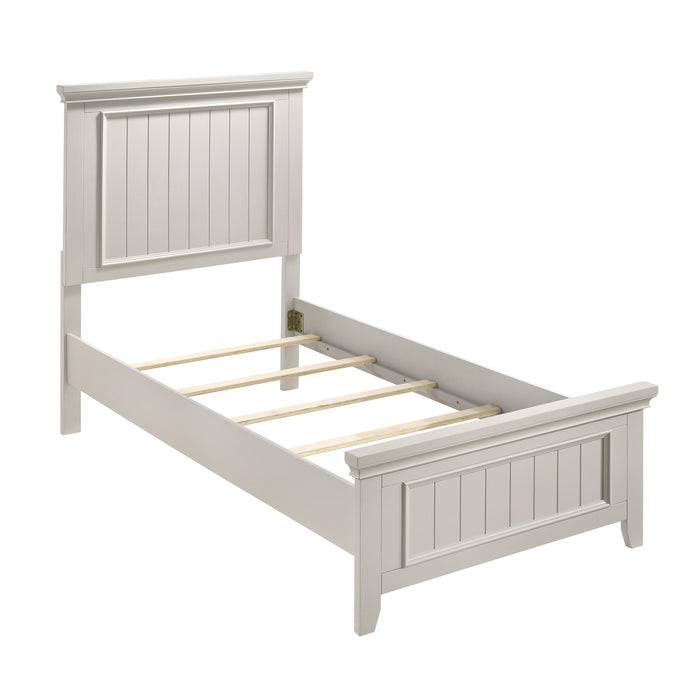 Donahue Twin Bed in White - 1581T-1 - FAMSA Furniture (TX)