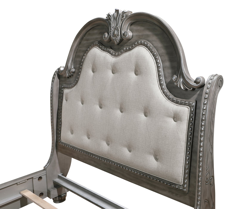 Bennington Eastern King Bed in Gray - 1583K-1EK - FAMSA Furniture (TX)