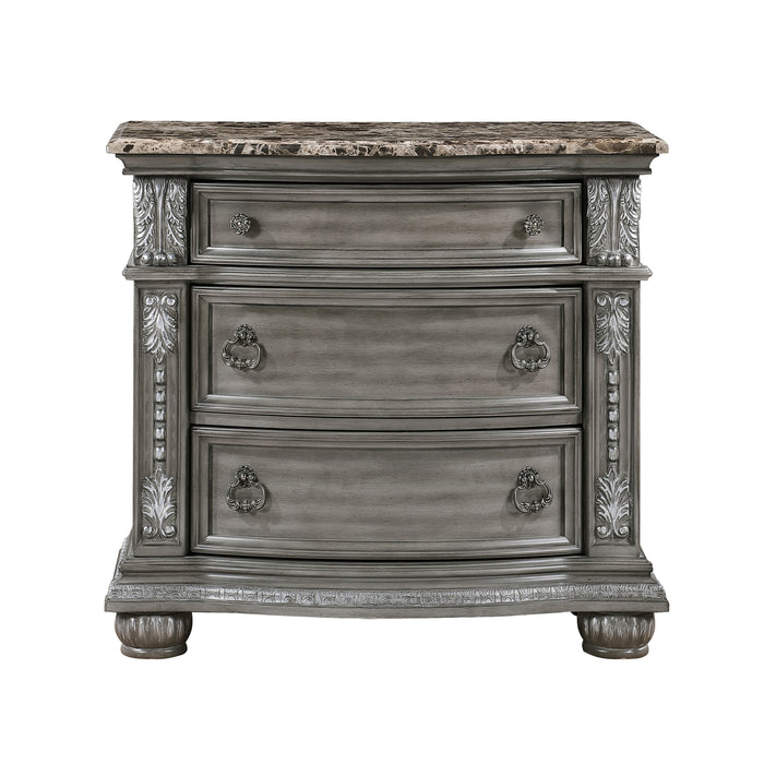 Bennington Nightstand in Gray - 1583-4 - FAMSA Furniture (TX)