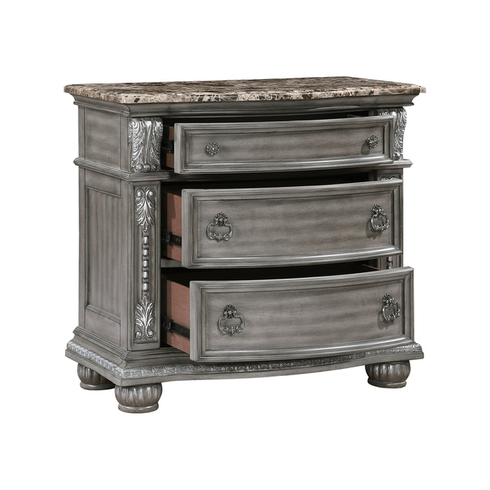 Bennington Nightstand in Gray - 1583-4 - FAMSA Furniture (TX)
