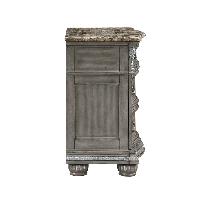 Bennington Nightstand in Gray - 1583-4 - FAMSA Furniture (TX)
