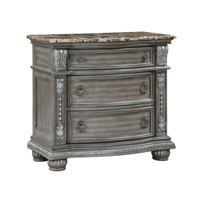 Bennington Nightstand in Gray - 1583-4 - FAMSA Furniture (TX)