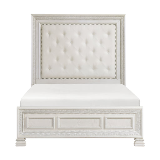 Theodora Queen Bed in White - 1596-1 - FAMSA Furniture (TX)