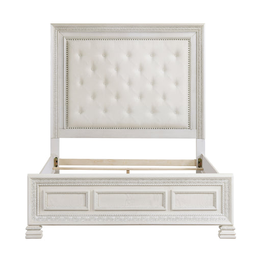 Theodora Queen Bed in White - 1596-1 - FAMSA Furniture (TX)