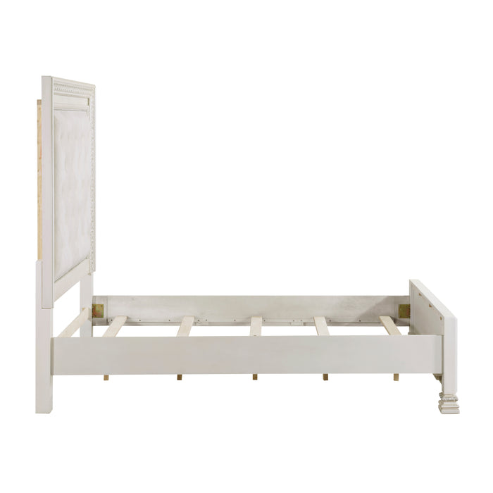 Theodora Queen Bed in White - 1596-1 - FAMSA Furniture (TX)