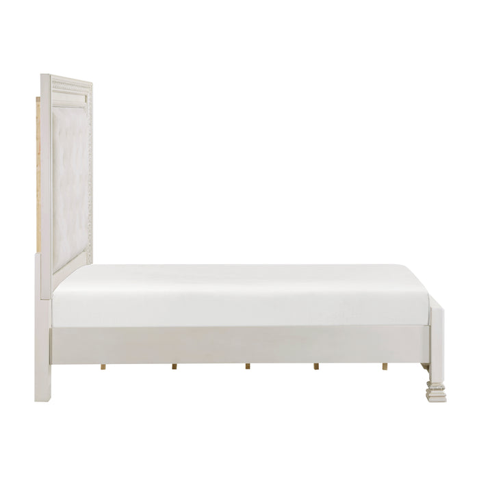 Theodora Queen Bed in White - 1596-1 - FAMSA Furniture (TX)