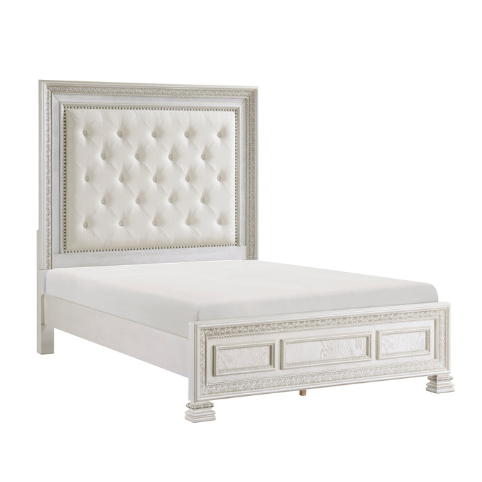 Theodora Queen Bed in White - 1596-1 - FAMSA Furniture (TX)
