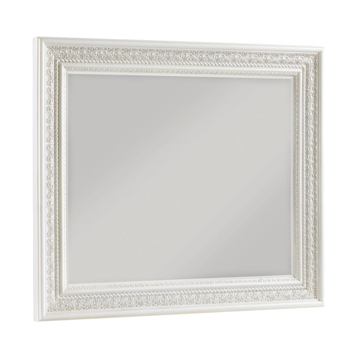 Theodora Mirror in White - 1596-6 - FAMSA Furniture (TX)