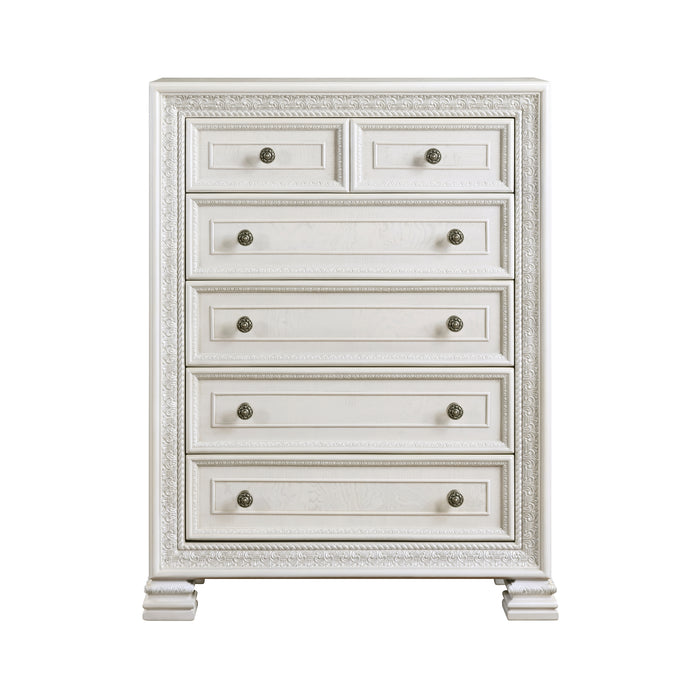 Theodora Chest in White - 1596-9 - FAMSA Furniture (TX)