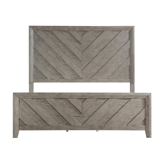 Silas Queen Bed in Gray - 1598-1 - FAMSA Furniture (TX)