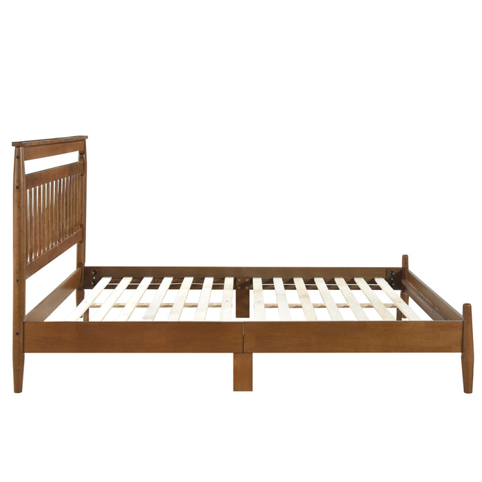 Arlo Queen Platform Bed in Brown - 1599-1 - FAMSA Furniture (TX)