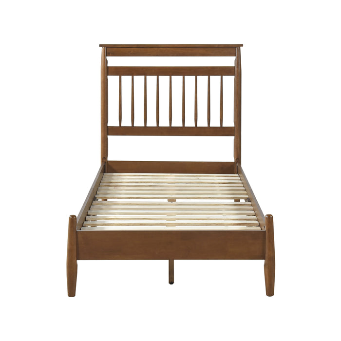 Arlo Twin Platform Bed in Brown - 1599T-1 - FAMSA Furniture (TX)