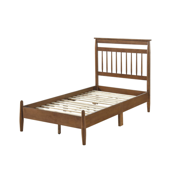 Arlo Twin Platform Bed in Brown - 1599T-1 - FAMSA Furniture (TX)
