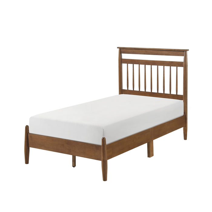 Arlo Twin Platform Bed in Brown - 1599T-1 - FAMSA Furniture (TX)