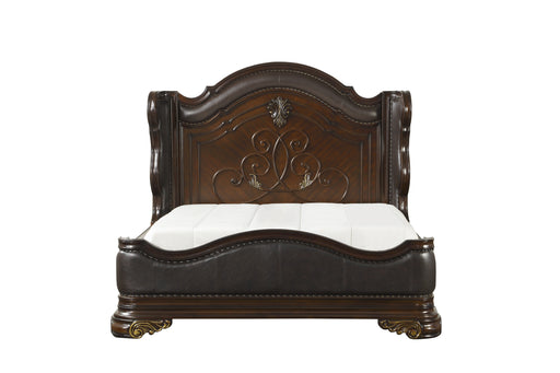 Royal Highlands 4pc Set (QB+NS+DR+MR) in Cherry - 1603-1*4 - FAMSA Furniture (TX)