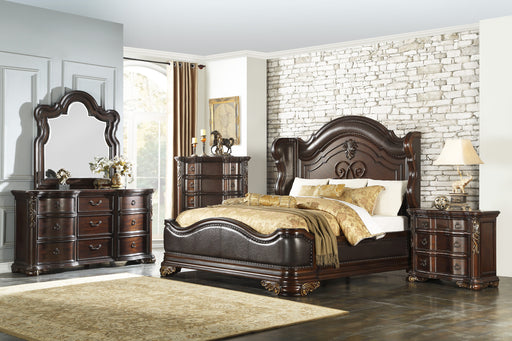 Royal Highlands Mirror in Cherry - 1603-6 - FAMSA Furniture (TX)