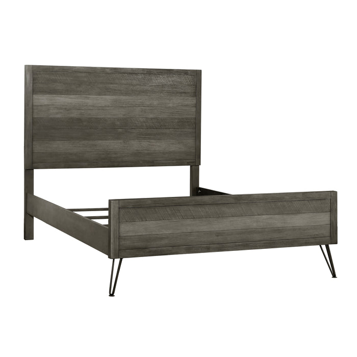 Urbanite 4pc Set (QB+NS+DR+MR) in Gray - 1604-1*4 - FAMSA Furniture (TX)